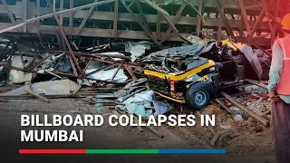 At least 14 killed after billboard collapses in Mumbai during thunderstorm | ABS-CBN News