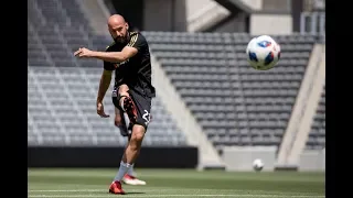 LAFC's First Training at Banc of California Stadium