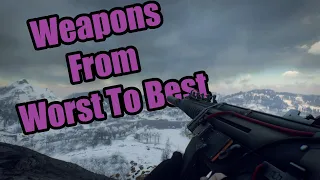 All Generation Zero Weapons Ranked From Worst To Best!