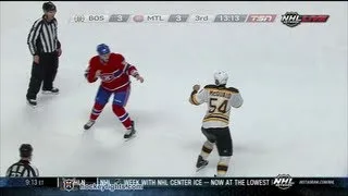 Adam McQuaid vs Stefan Fournier Sep 16, 2013