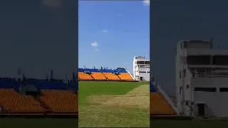 BREAKING NEWS 🌏Chairs installation Started at Gwalior International Cricket Stadium LatestUpdates🏟🏟