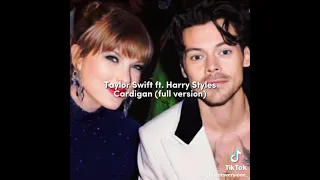 Taylor swift x Harry styles cardigan