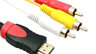 HDMI 3 RCA 1,5 Meter Kabel Adaptor Mengkonversi Kabel For TV HDTV DVD ( shopee )