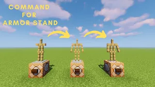 Commands for armor stands in Minecraft