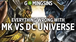 Everything Wrong With Mortal Kombat vs DC Universe In 7 Minutes Or Less | GamingSins