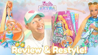 Barbie EXTRA Fancy! Tropical Sunset 🌴🌅🍹 Review, Restyle & Lookbook!