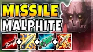 NUCLEAR MISSILE MALPHITE MID! 100% INSTANT ONE-SHOT CARRIES WITH ULT (BROKEN) - League of Legends