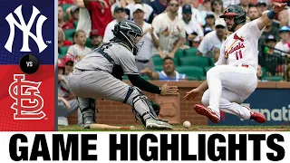 Yankees vs. Cardinals Game Highlights (8/7/22) | MLB Highlights