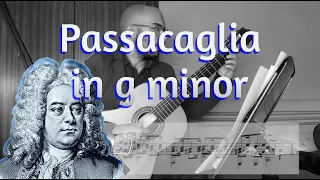 Passacaglia in g minor for solo guitar