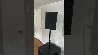 Yorkville ef10p powered speaker sound test