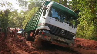 La pire route qu'on puisse trouver au Congo !