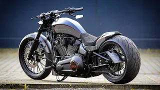 😈 Harley-Davidson® Softail #Breakout “Razorback” by Thunderbike