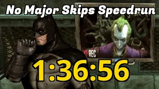 Batman: Arkham Asylum Speedrun (No Major Skips) in 1:36:56 [obsolete]