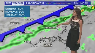 Rain returns Sunday with a cold front