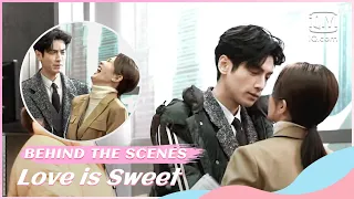 🍫BTS: "Desk kiss" ready #LeoLuo #BaiLu | Love is Sweet | iQiyi Romance