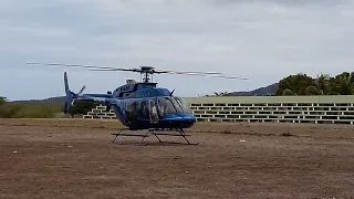 Bell 407 startup and take off