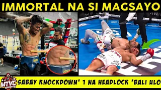 MAGSAYO Immortal na! Solid Parusa sa Katawan | 2 Knockdown '1 Headlock - Bali ang Leeg!