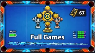 8 Ball Pool - From 1st Match to 67TH Match in Elemental Master Showdown Cup Top - GamingWithK