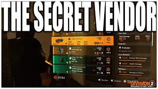 The Division 2 - SECRET VENDOR RESET! Named Items + MAX ROLLED Attributes!
