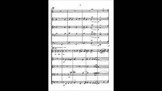 Just a Closer Walk Brass Quintet Score From Canadian Brass