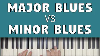 Major vs Minor Blues Scale