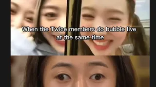 UNFORGETTABLE BUBBLE LIVE OF TWICE (this 2022 once so spoiled with twice)