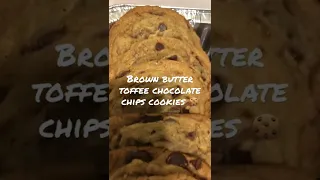 BROWN BUTTER TOFFEE CHOCOLATE CHIPS COOKIES Now these cookies are truly loaded with amazing flavors!