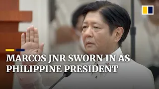 Ferdinand Marcos Jnr takes office as the Philippines’ new leader