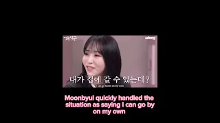 was jaejoong flirting with Moonbyul#kpop #mamaoo #youtubeshorts