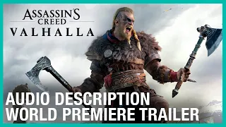 Assassin's Creed Valhalla: [Audio Description] Cinematic World Premiere Trailer | Ubisoft [NA]