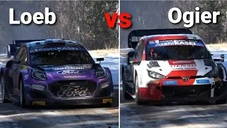 Rallye Monte Carlo 2022 - Loeb vs Ogier EPIC BATTLE!