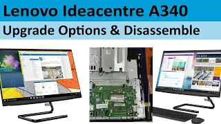 How To Disassemble Lenovo Ideacentre A340-24IWL AIO Computer And Upgrade NV1 SSD?