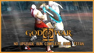 God of War II No Upgrade Run Titan FULL GAMEPLAY Walkthrough 4K 60FPS