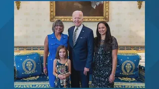 Ohio woman stands alongside President Biden as he signs 'burn pits' bill into law