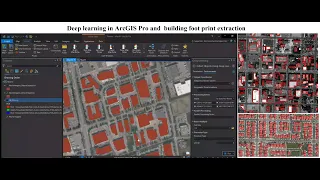 Arcpro building foot print and deep learning tool