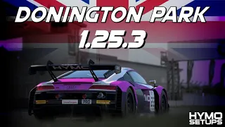 Donington Hotlap + SETUP | 1:25.3 | Audi R8 LMS EVO II | Assetto Corsa Competizione v1.9.5