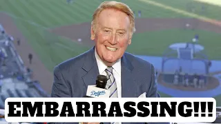 Hall of Fame Announcer Vin Scully Calls Me Embarrassing?!?