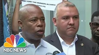 NYC Mayor Eric Adams Welcomes Asylum Seekers Bused From Texas