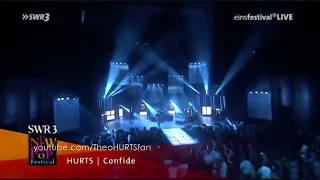 Hurts Confide In Me HD Live Performance in Germany Kylie Minogue Cover