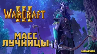 Warcraft III Ночьные Эльфы Масс Лучницы