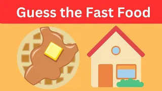Guess the fast food by emoji | Food emoji quiz