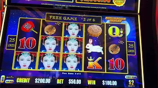 Bet big win big $50 a spin 🤑 #handpayjackpot #parxcasino #handpaychickendinner  #highlimitslots