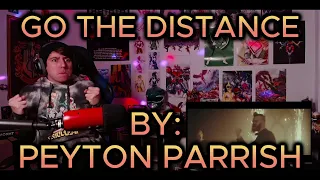 THIS WAS CRAZY!!!!!! Blind reaction to Peyton Parrish - Go The Distance