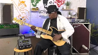 Chicago Bass Legend Larry "L-Dub" Bass Williams RIPS through the new Bergantino forté HP2.