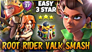 EASIEST Spam ROOT RIDER VALK Strategy CRUSHES TH16 Bases | TH16 LEGEND ATTACKS IN CLASH OF CLANS