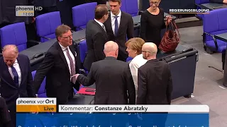 Vereidigung von Bundeskanzlerin Angela Merkel am 14.03.18