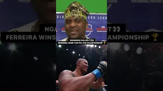 Francis Ngannou tried to tell you Renan Ferreira was a PROBLEM