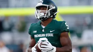 High quality Kenneth Walker III Michigan state/Seattle Seahawks clips for intros/edits(1080p)