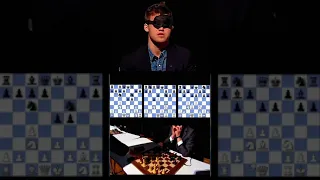Magnus Carlsen Plays Blindfolded Chess Against 3 Opponents At the Same Time