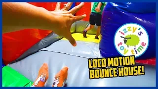 INDOOR PLAYGROUND PRETEND PLAY FUN! Family BOUNCE HOUSE at Locomotion Play Place!